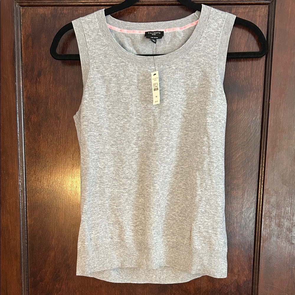 Talbots Pima cotton shell new with tags